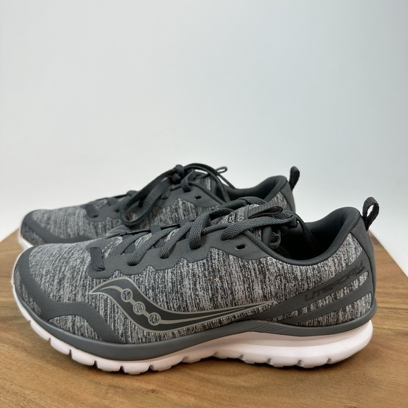New Mens Saucony Liteform Feel Gray Athletic Running Sneakers Shoes Size 7‎ M main image 7